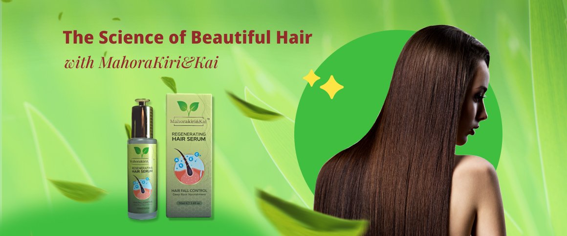 Mahorakiri & kai hair serum banner