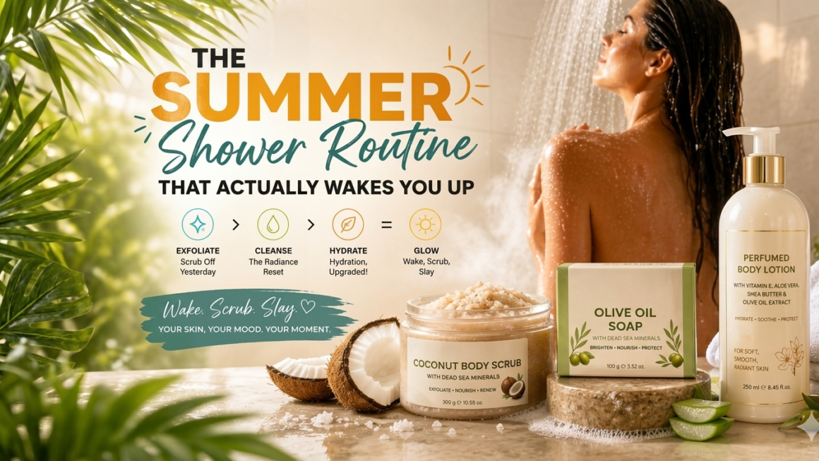 The Summer Shower Routine That Actually Wakes You Up