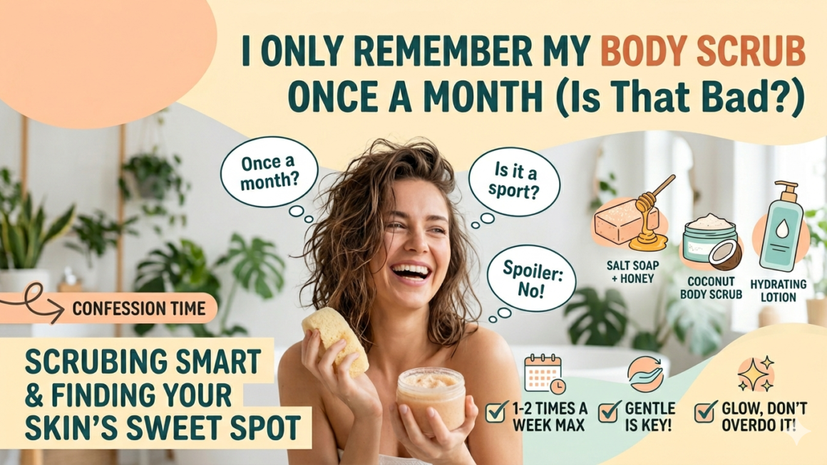 I Only Remember My Body Scrub Once a Month (Is That Bad?)