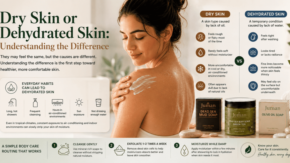 Dry Skin or Dehydrated Skin: Understanding the Difference