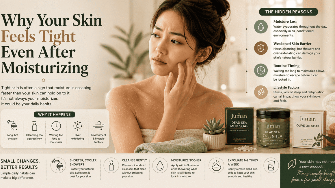 Why Your Skin Feels Tight Even After Moisturizing