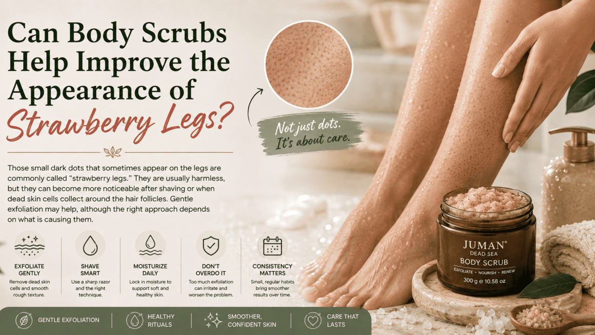 Can Body Scrubs Help Improve the Appearance of Strawberry Legs?