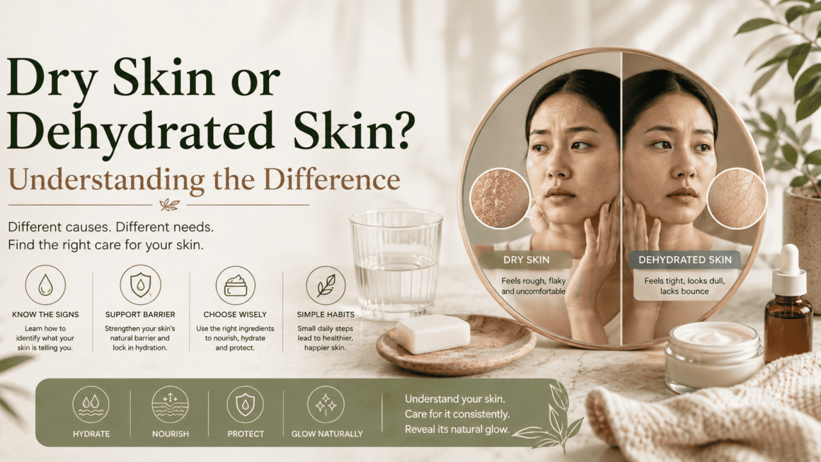 Dry Skin or Dehydrated Skin? Understanding the Difference
